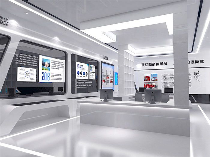 科技企業(yè)展廳設(shè)計圖欣賞效果圖欣賞