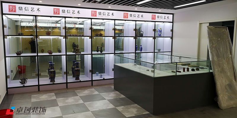 500平藝術品展覽公司辦公室裝修設計案例