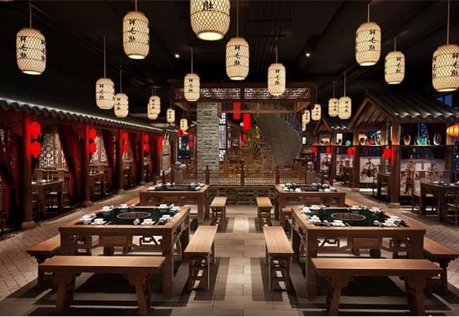 溫馨的合肥火鍋店裝修就餐環(huán)境，有哪些層次感