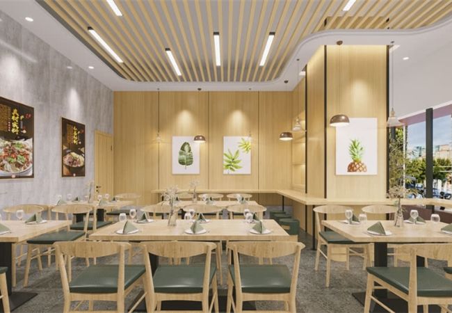 超凡脫俗，具有藝術(shù)感的合肥餐館店裝修